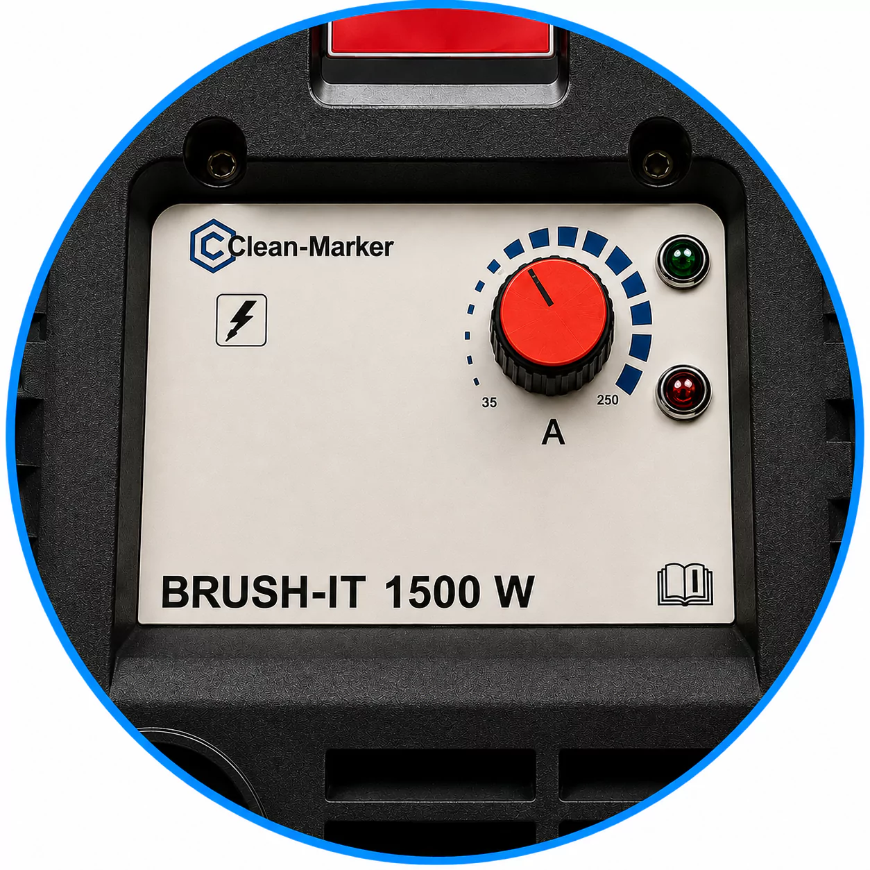 Beizgerät Brush-IT 1500W zur Reinigung von Schweißnähten ohne Beschriftungsfunktion.